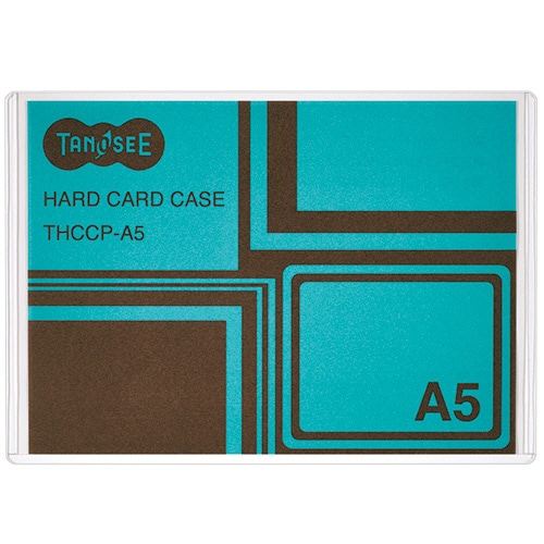 TANOSEE ハードカードケース A5 再生PET 20枚/セット(ご注文単位1セット)【直送品】