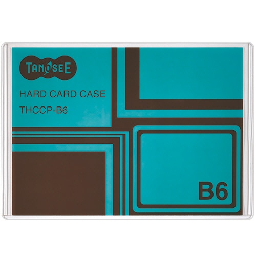 TANOSEE ハードカードケース B6 再生PET 1枚(ご注文単位1枚)【直送品】