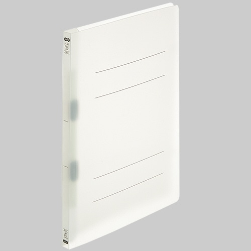 TANOSEE フラットファイル(再生PP) A4タテ 150枚収容 背幅18mm クリア 25冊/箱(ご注文単位1箱)【直送品】