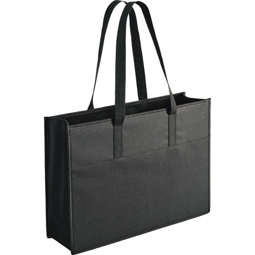 TANOSEE マルチトートバッグ A3ヨコ 黒 5個/セット(ご注文単位1セット)【直送品】