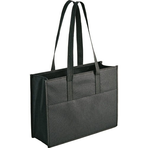 TANOSEE マルチトートバッグ A4ヨコ 黒 5個/セット(ご注文単位1セット)【直送品】
