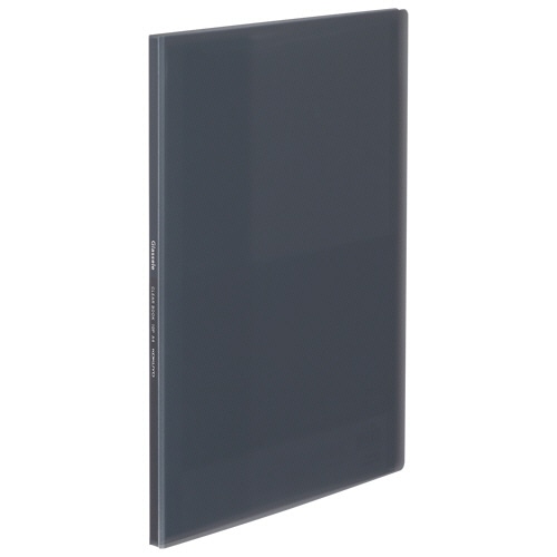 コクヨ クリヤーブック(Glassele) 固定式 A4タテ 10ポケット 背幅11mm ブラック ラ-GL10D 1冊(ご注文単位1冊)【直送品】