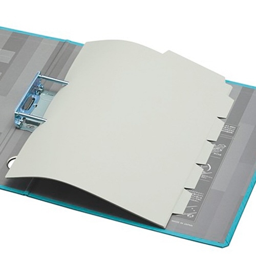 コクヨ チューブファイル(NEOS) A4タテ 800枚収容 80mmとじ 背幅95mm ターコイズブルー フ-NE680B 1冊(ご注文単位1冊)【直送品】