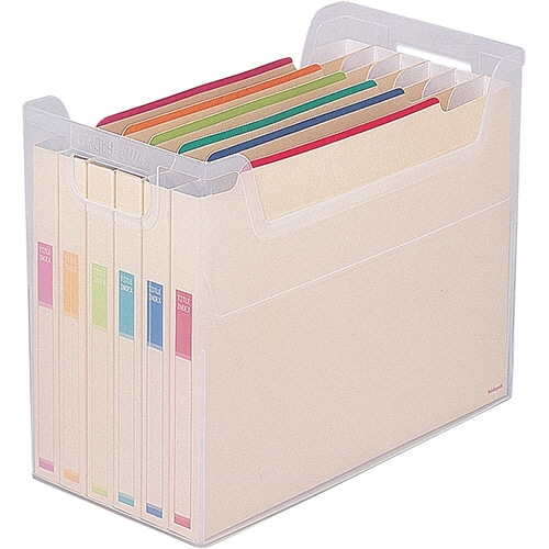 ナカバヤシ なげこみBOX(6分類) A4ヨコ ペーパーファイル6冊付 フボI-F6 10個/セット(ご注文単位1セット)【直送品】