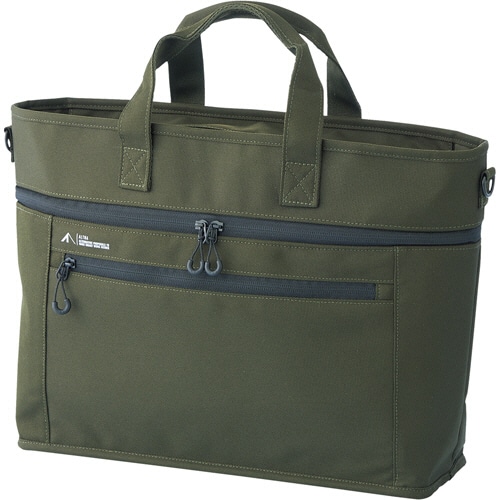 リヒトラブ ALTNA スタンドバッグ ヨコ型 オリーブ A-7760-22 1個(ご注文単位1個)【直送品】