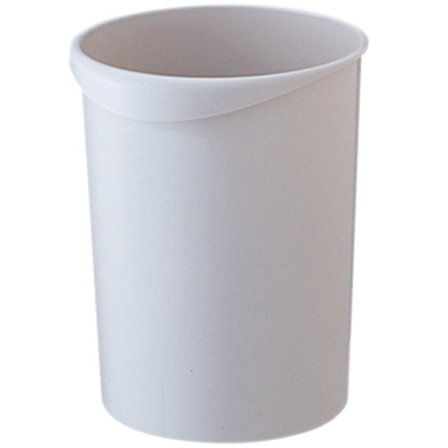 TANOSEE くず入れ 丸型 8L グレー 1個（ご注文単位1個）【直送品】