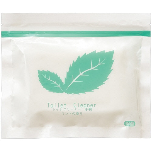 TANOSEE トイレクリーナー チャック袋タイプ ミント 小判 20枚/袋(ご注文単位1袋)【直送品】