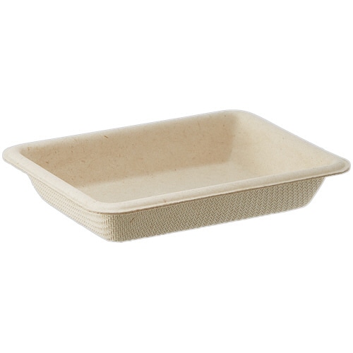 アヅミ産業 紙製小皿 未晒 8E18-22 100枚/袋(ご注文単位1袋)【直送品】