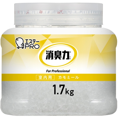 エステー 消臭力 業務用消臭剤 クラッシュゲルタイプ 室内用 カモミール 本体 1.7kg 1個(ご注文単位1個)【直送品】