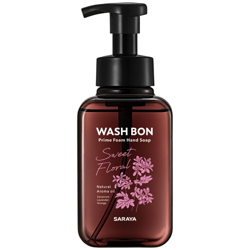 サラヤ ウォシュボン プライムフォーム スイートフローラル 本体 500ml 1本(ご注文単位1本)【直送品】