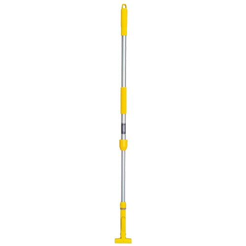 テラモト FXハンドル アルミ伸縮柄 イエロー CL-374-100-5 1本（ご注文単位1本）【直送品】