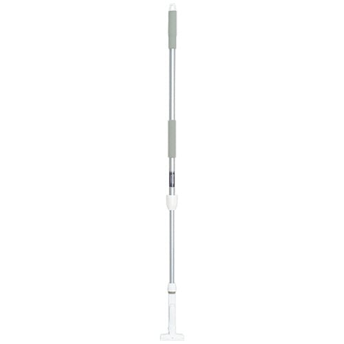 テラモト FXハンドル アルミ伸縮柄 ホワイト CL-374-100-8 1本（ご注文単位1本）【直送品】
