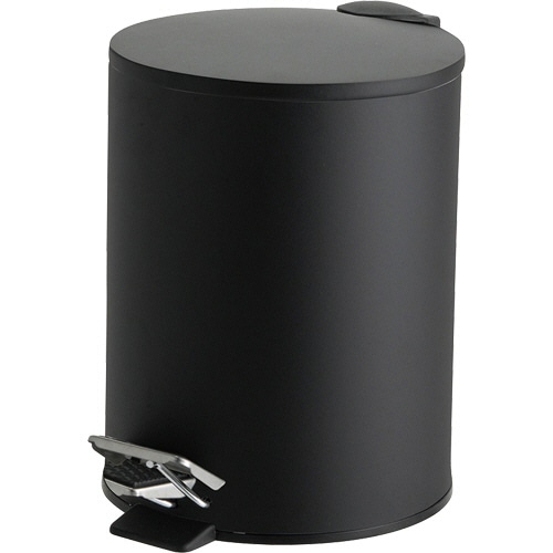 テラモト ペダルボックス(静音タイプ) ブラック 5L DS-238-705-7 1台(ご注文単位1台)【直送品】