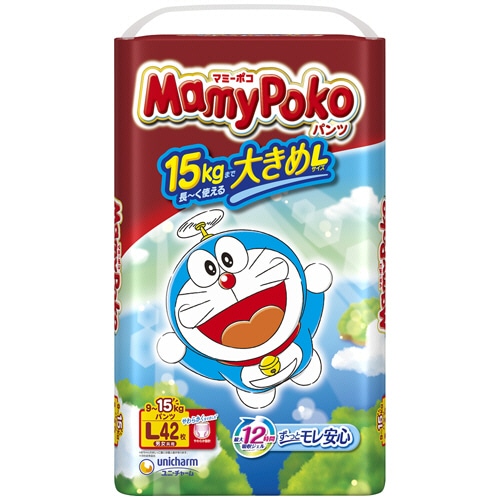 ユニ・チャーム マミーポコパンツ ドラえもん L 42枚/袋(ご注文単位1袋)【直送品】