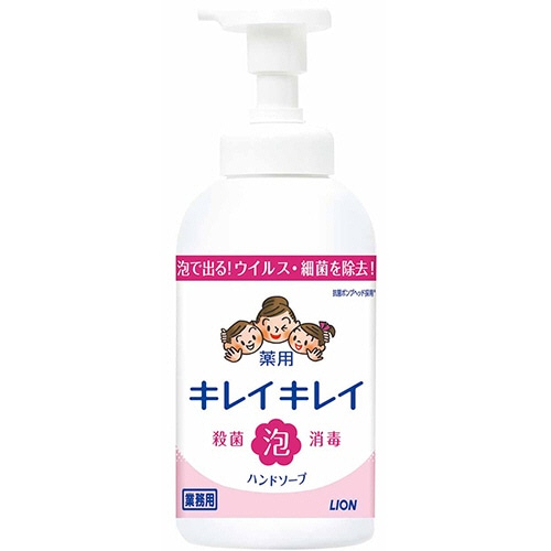 ライオン キレイキレイ 薬用 泡ハンドソープ シトラスフルーティの香り 本体 550ml 1個（ご注文単位1個）【直送品】