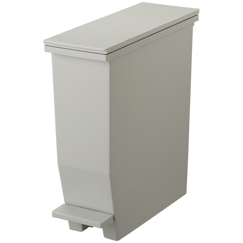 リス HOME&HOME どこでも使えるペダルダストボックス 13L グレー DS-980-115-7 1台(ご注文単位1台)【直送品】