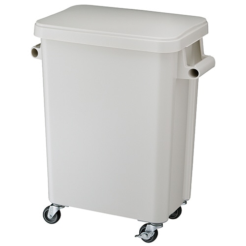 リス 厨房用キャスターペール 45L グレー 1台(ご注文単位1台)【直送品】