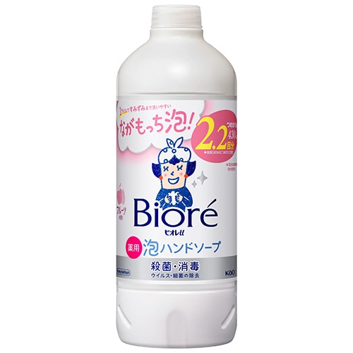花王 ビオレu 薬用泡ハンドソープ フルーツの香り つめかえ用 430ml 1本(ご注文単位1本)【直送品】