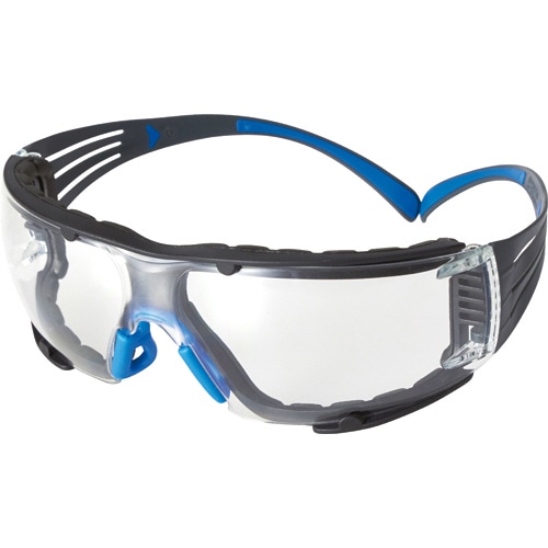 3M 保護めがね セキュアフィット クリアレンズ ガスケット付 SF401SGAF-BLU-F 1個(ご注文単位1個)【直送品】