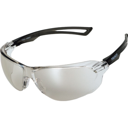 TRUSCO 二眼型セーフティグラス スポーツタイプ レンズシルバー TSG-108SV 10個/セット(ご注文単位1セット)【直送品】