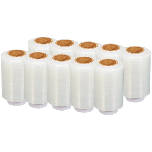 クラフトマン ミニストレッチフィルム 詰替 0.012mm×100mm×200m CF-MSF-12 10巻/セット(ご注文単位1セット)【直送品】