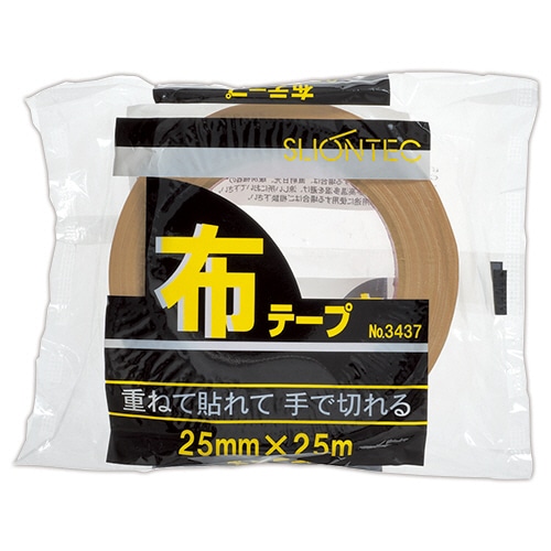 スリオンテック 布テープ No.343720 25mm×25m No.343720-25X25DB 1巻（ご注文単位1巻）【直送品】