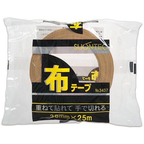 スリオンテック 布テープ No.343720 38mm×25m No.343720-38x25 1巻（ご注文単位1巻）【直送品】