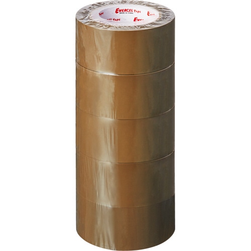 積水化学 エバーセルOPPテープ No.830NEV 50mm×50m 茶 P60XBJ3 5巻/袋（ご注文単位1袋）【直送品】