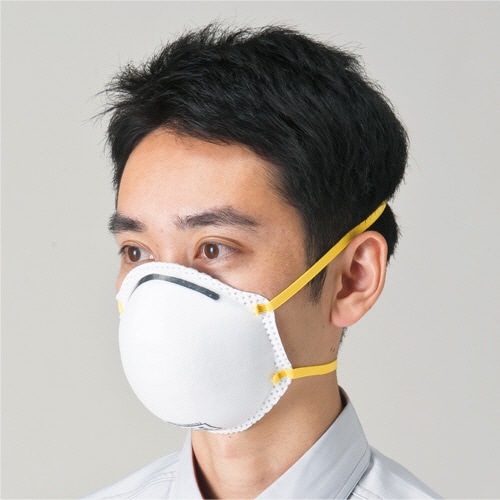 川西工業 N95/DS2 使いきり式 防じんマスク #7065 20枚/箱(ご注文単位1箱)【直送品】