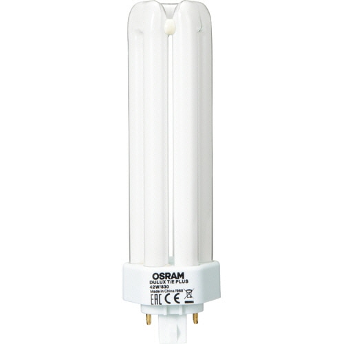 オスラム コンパクト形蛍光ランプ 42W形 電球色 DULUX T/E PLUS 42W/830 10個/セット（ご注文単位1セット）【直送品】