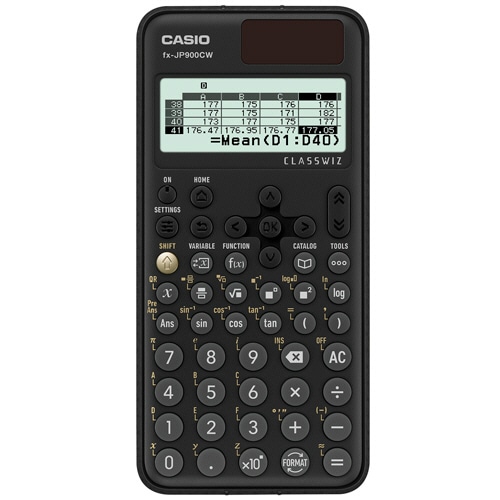 カシオ 関数電卓 10桁 ハードケース付 fx-JP900CW-N 1台（ご注文単位1台）【直送品】