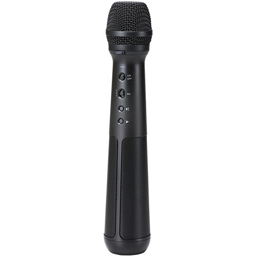 キングジム マイク型拡声器 スピーカー付きマイク SPMC10クロ 1本(ご注文単位1本)【直送品】