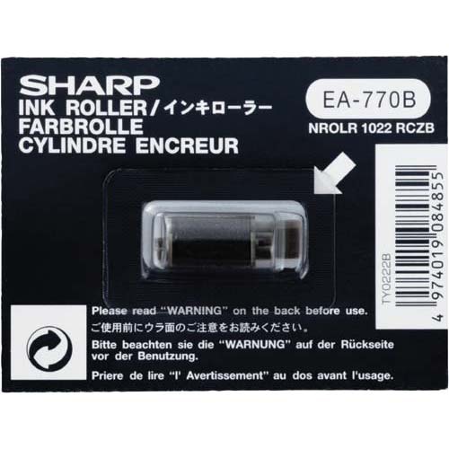 シャープ 電子レジスタ用インキローラ 黒 TY0222B 1個(ご注文単位1個)【直送品】