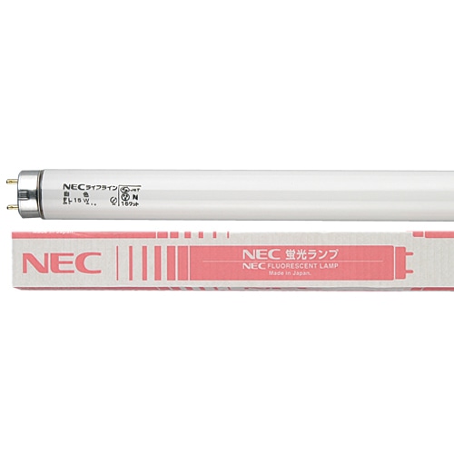 ホタルクス(NEC) 蛍光ランプ ライフライン 直管グロースタータ形 15W形 白色 FL15W/4K-L 4本/袋(ご注文単位1袋)【直送品】