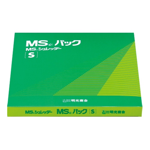 明光商会 シュレッダー用ゴミ袋 MSパック Sサイズ 100枚/袋（ご注文単位1袋）【直送品】