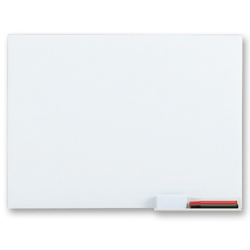 TANOSEE ホワイトボードシート スリムタイプ 600×450mm 1枚(ご注文単位1枚)【直送品】
