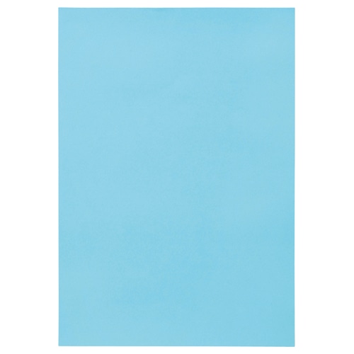 TANOSEE 色画用紙 八つ切 みずいろ 10枚/袋(ご注文単位1袋)【直送品】