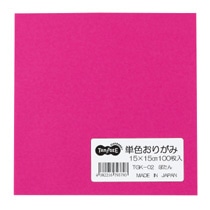 TANOSEE 単色おりがみ ぼたん 100枚/袋(ご注文単位1袋)【直送品】