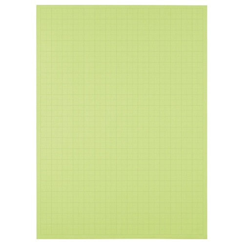 TANOSEE 模造紙(プルタイプ) 本体 788×1085mm 50mm方眼 ウグイス 20枚/箱(ご注文単位1箱)【直送品】
