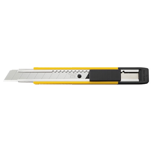 オルファ カッター 万能M厚型(文具専用) イエロー 203BSY 1本（ご注文単位1本）【直送品】