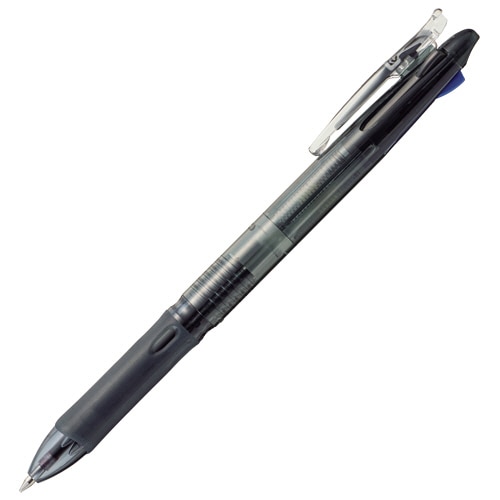 ゼブラ 3色油性ボールペン クリップ-オン スリム3C 0.7mm (軸色：クリアブラック) B3A5-TM-CBK 1本（ご注文単位1本）【直送品】