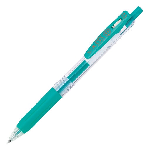 ゼブラ ジェルボールペン サラサクリップ 0.3mm ブルーグリーン JJH15-BG 1本（ご注文単位1本）【直送品】
