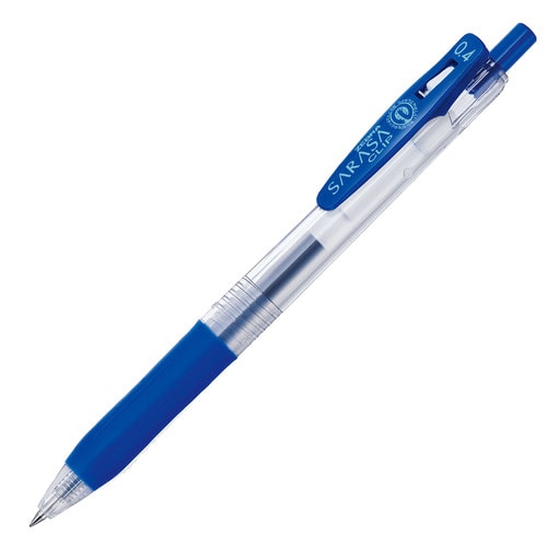 ゼブラ ジェルボールペン サラサクリップ 0.4mm 青 JJS15-BL 1本（ご注文単位1本）【直送品】