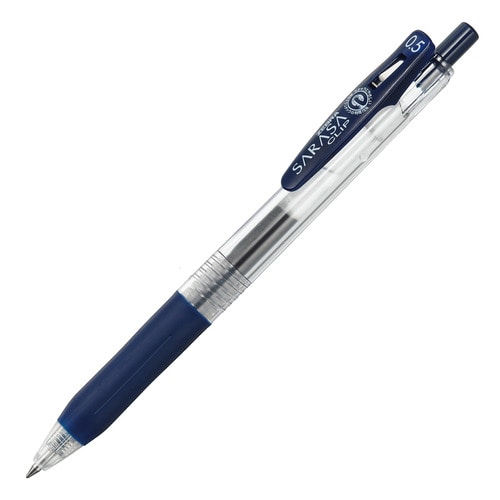 ゼブラ ジェルボールペン サラサクリップ 0.5mm ブルーブラック JJ15-FB 1本（ご注文単位1本）【直送品】