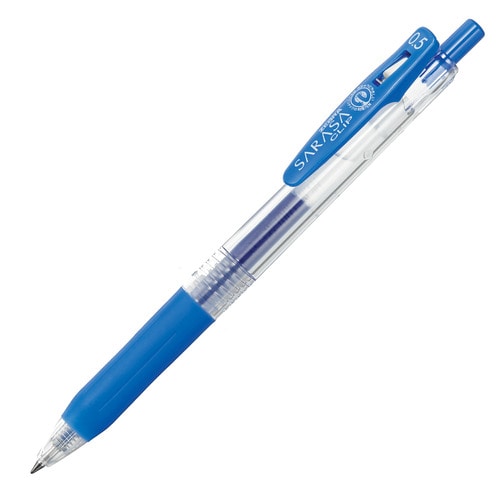 ゼブラ ジェルボールペン サラサクリップ 0.5mm ペールブルー JJ15-PB 1本（ご注文単位1本）【直送品】