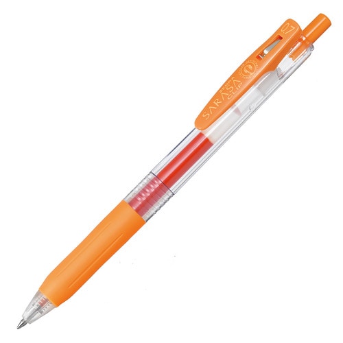 ゼブラ ジェルボールペン サラサクリップ 0.7mm オレンジ JJB15-OR 1本（ご注文単位1本）【直送品】