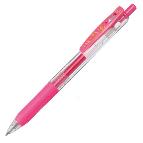 ゼブラ ジェルボールペン サラサクリップ 0.7mm ピンク JJB15-P 1本（ご注文単位1本）【直送品】