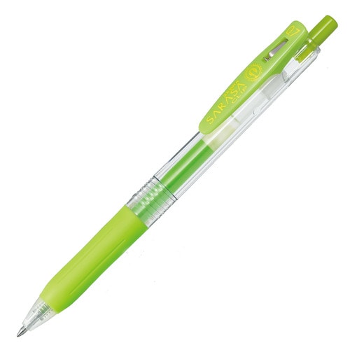 ゼブラ ジェルボールペン サラサクリップ 0.7mm ライトグリーン JJB15-LG 1本（ご注文単位1本）【直送品】