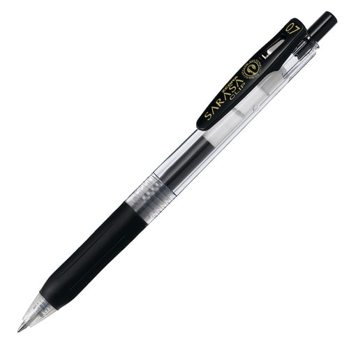 ゼブラ ジェルボールペン サラサクリップ 0.7mm 黒 JJB15-BK 1本（ご注文単位1本）【直送品】