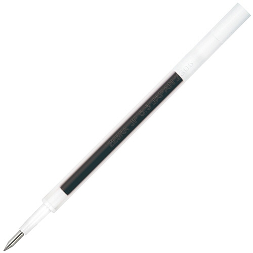 ゼブラ ジェルボールペン替芯 JF-0.3芯 黒 サラサ用 RJF3-BK 10本/セット（ご注文単位1セット）【直送品】